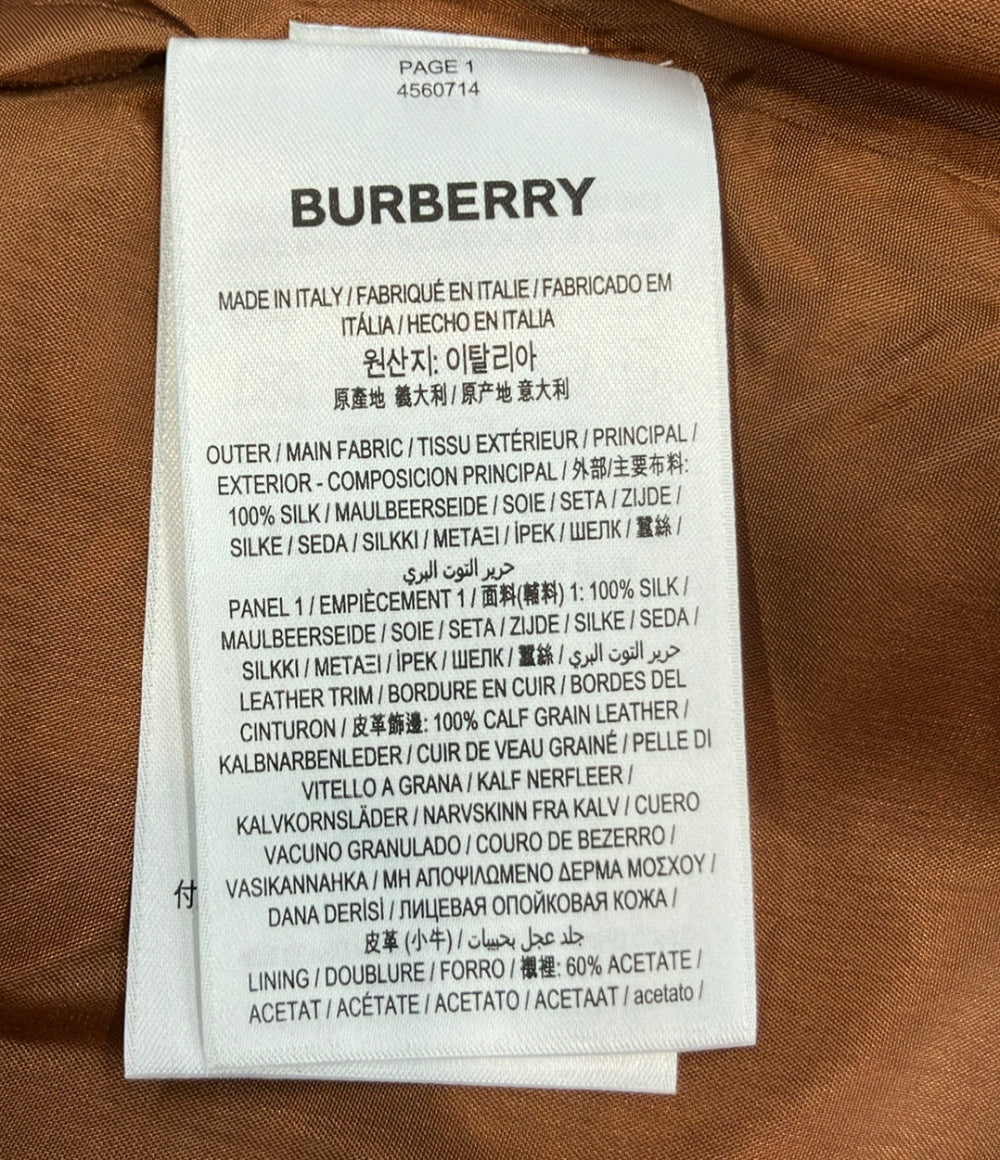美品 BURBERRY 膝丈スカート 総柄 4560714 レディース SIZE 36 (S) バーバリー