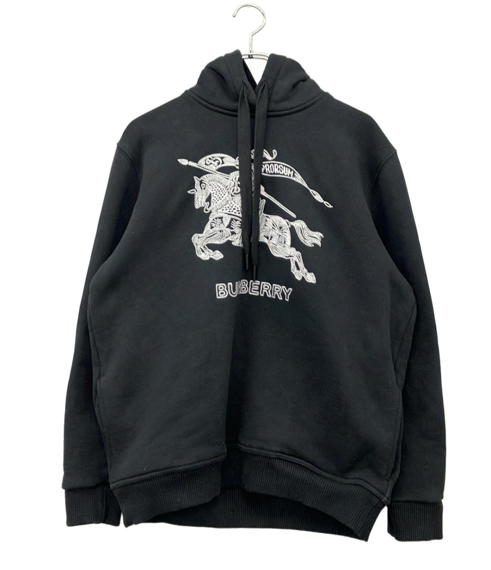 BURBERRY 長袖パーカー DRAKE エンブロイダリー フーディ 馬上の騎士