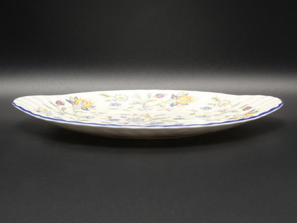美品 ミントン B&Bプレート 皿 27cm ハドンホール ブルー Minton