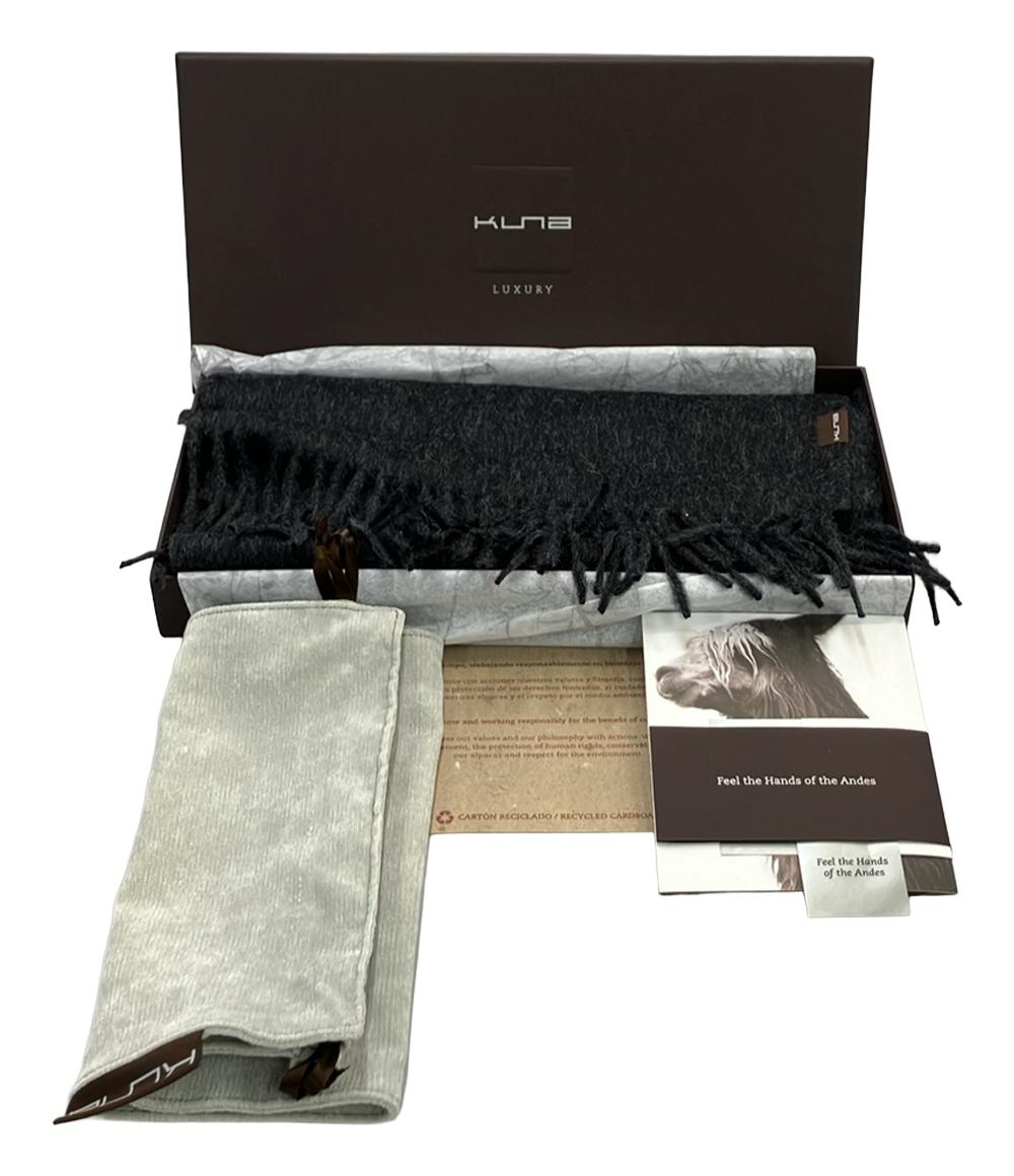 クーナ マフラー ロイヤルアルパカ 100% レディース KUNA