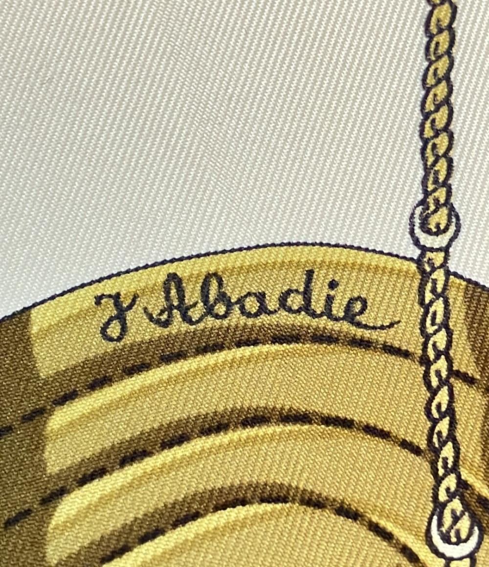 美品 エルメス スカーフ シルク100% clic clac カレ90 レディース HERMES