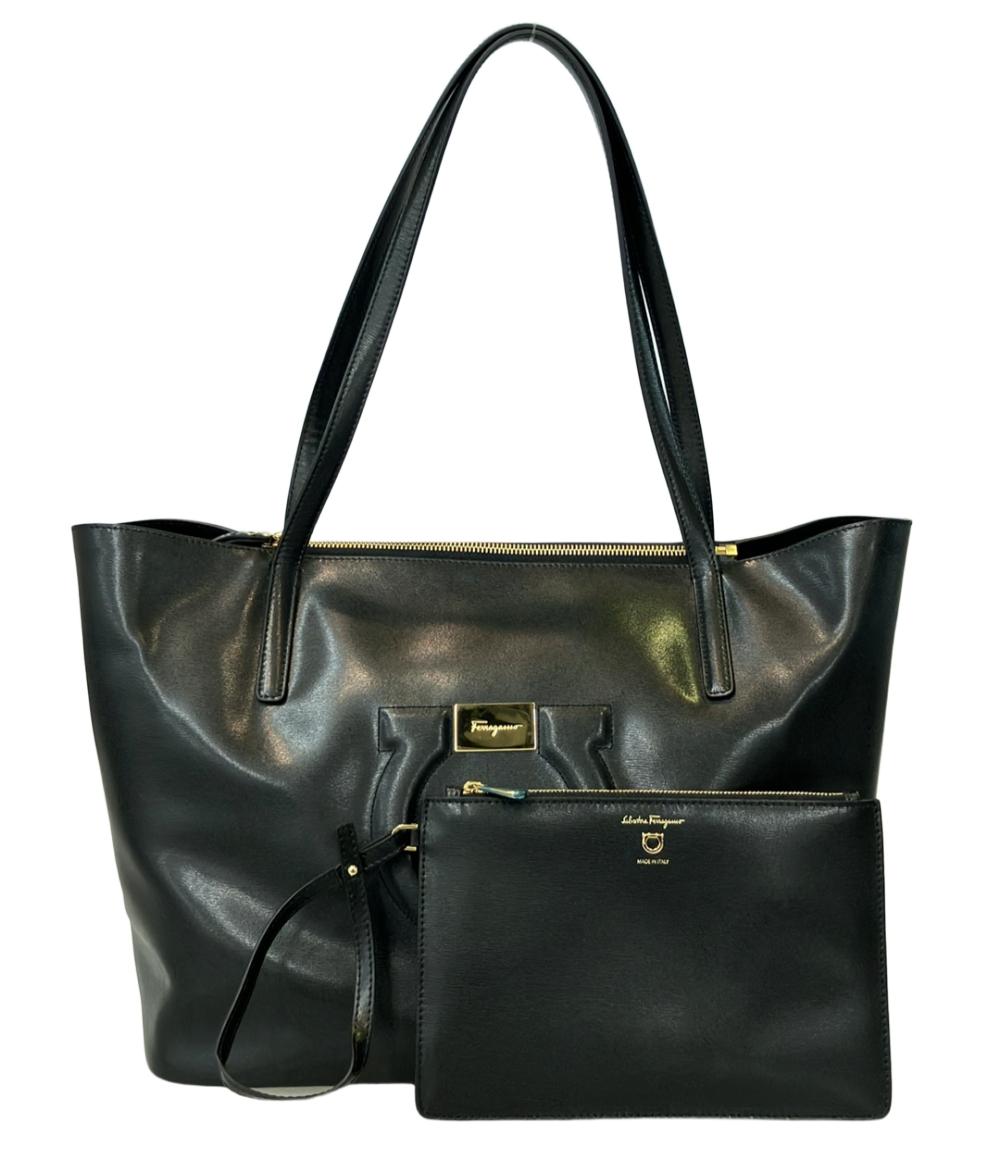 美品 サルヴァトーレフェラガモ トートバッグ ショルダーバッグ 肩掛け ガンチーニ レディース Salvatore Ferragamo