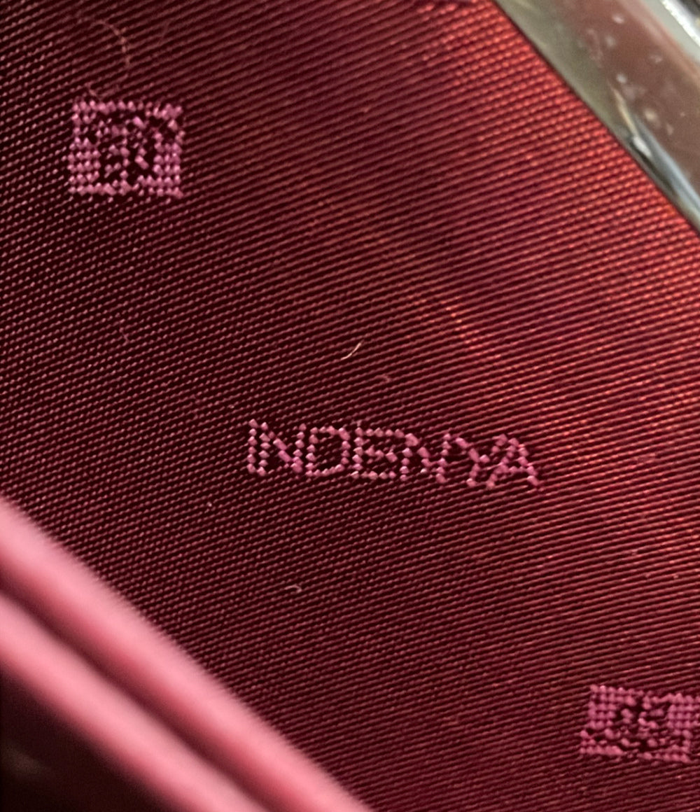 美品 INDENYA コインケース がま口 レディース 印傳屋