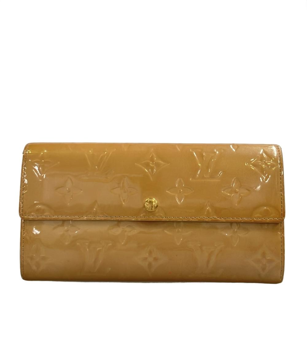 訳あり LOUIS VUITTON 長財布 ポルトフォイユ サラ ヴェルニ M91971