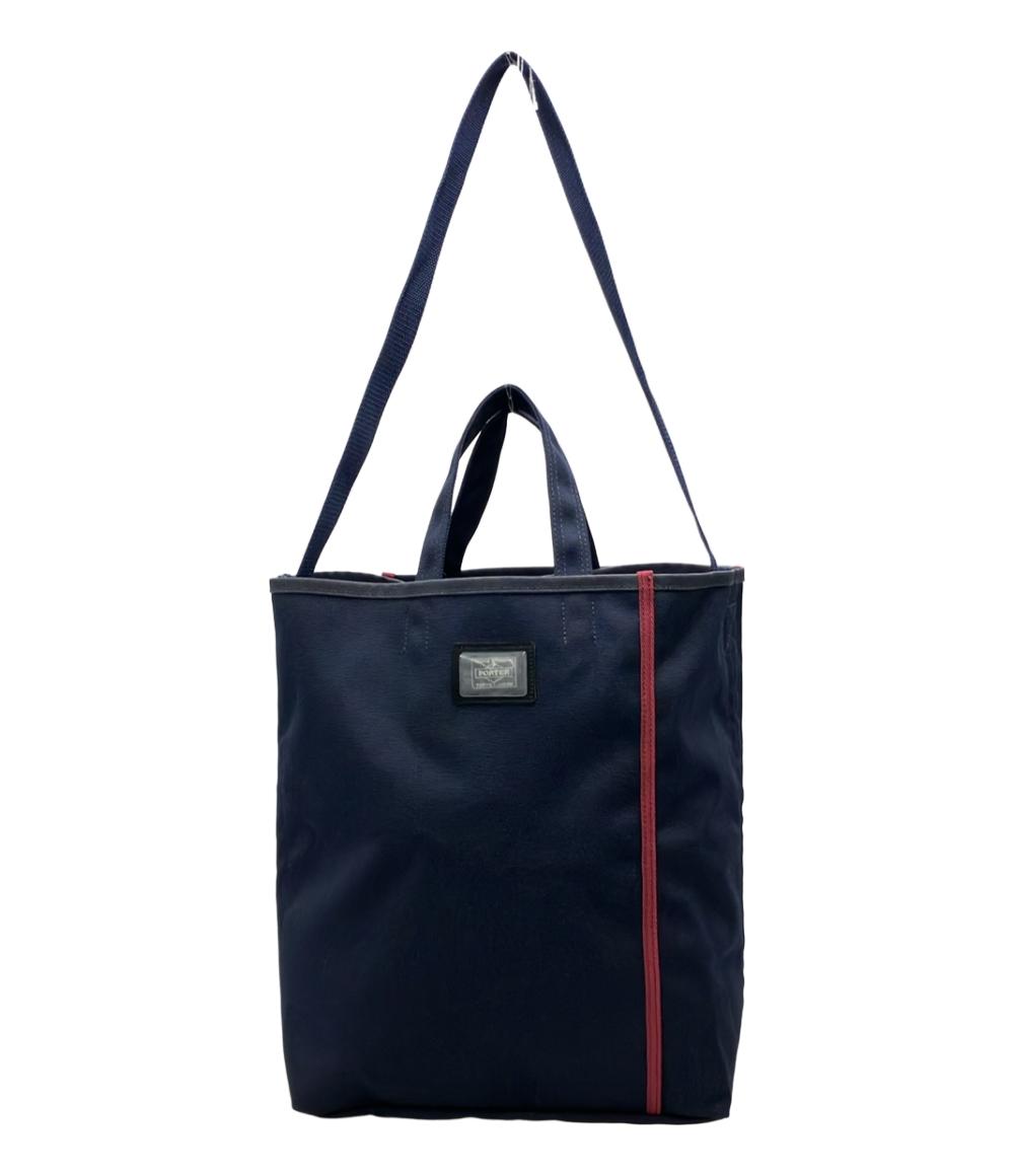未使用級✨ポーター 2WAY トートバッグ　ショルダーバッグ ネイビー系　メンズ ポーター 2WAY トートバッグ ショルダーバッグ 肩掛け メンズ PORTER