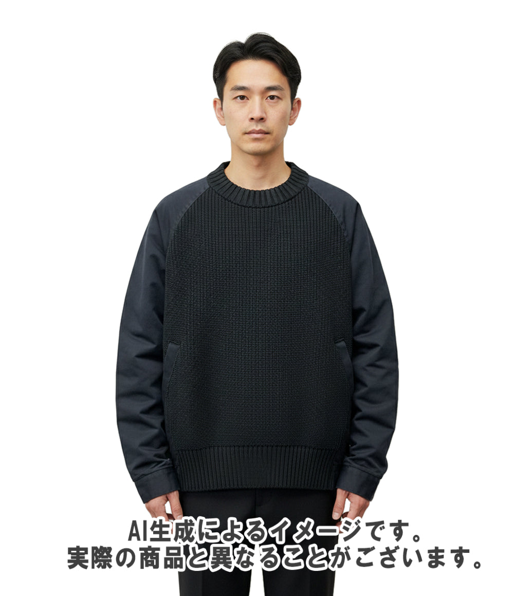 Sacai 長袖ニット 25SS Cotton Chino Mix Pullover 25-03606m メンズ SIZE 1 (S) サカイ