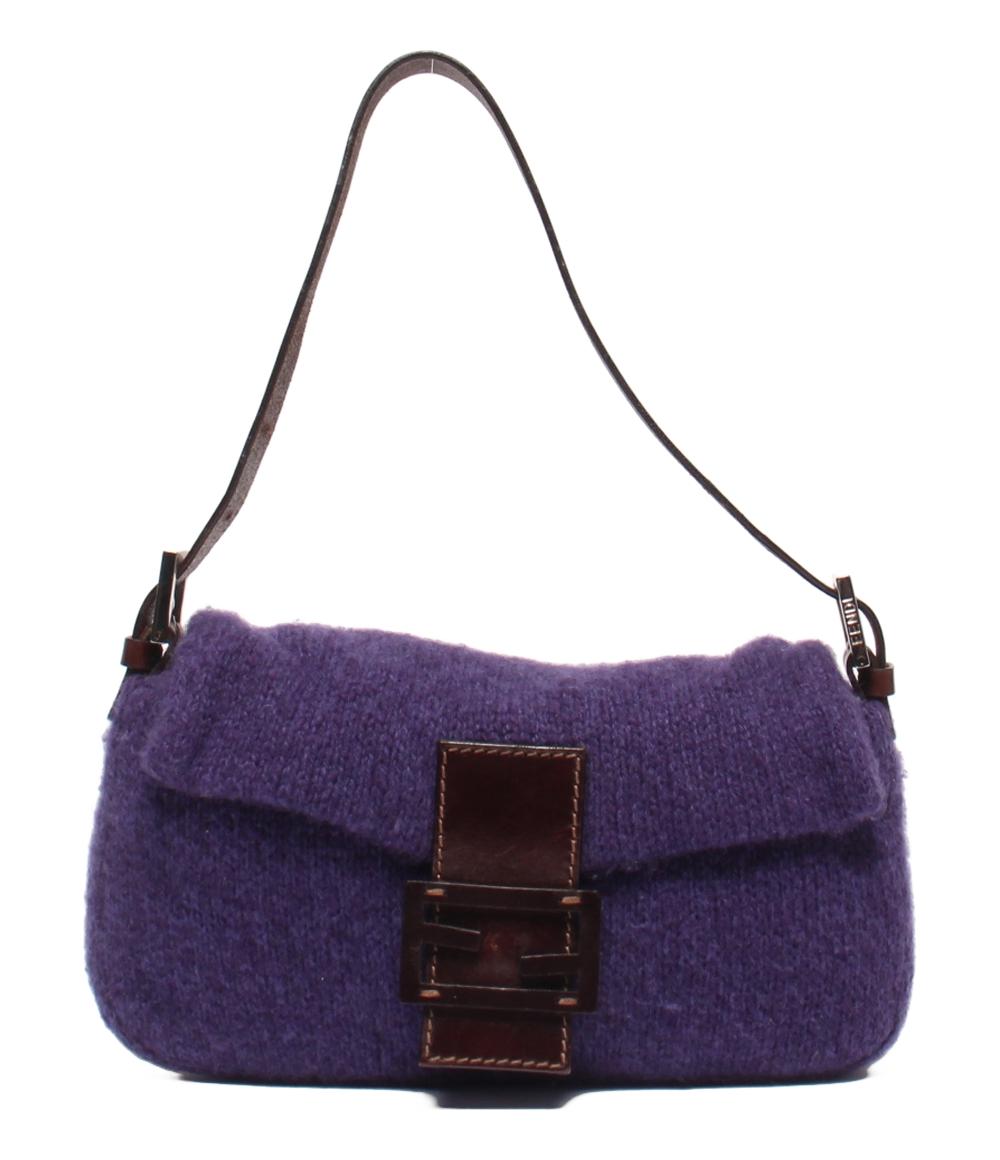 FENDI ショルダーバッグ ハンドバッグ 肩掛け ウールニット マンマ
