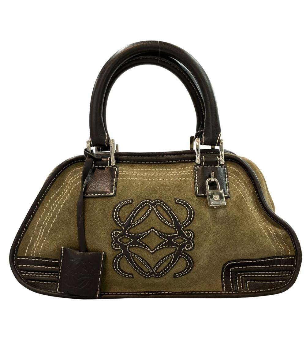 LOEWE ハンドバッグ アナグラム スエード レディース ロエベ – Rehello