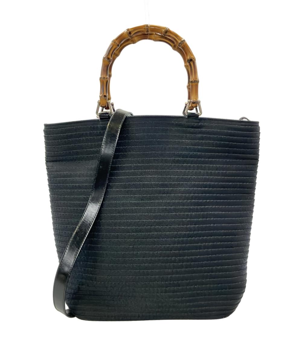 GUCCI 2WAY ハンドバッグ ショルダーバッグ 斜め掛け バンブー 002