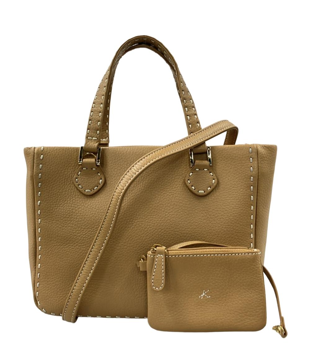美品 Kitamura 2wayハンドバッグ ショルダーバッグ レディース