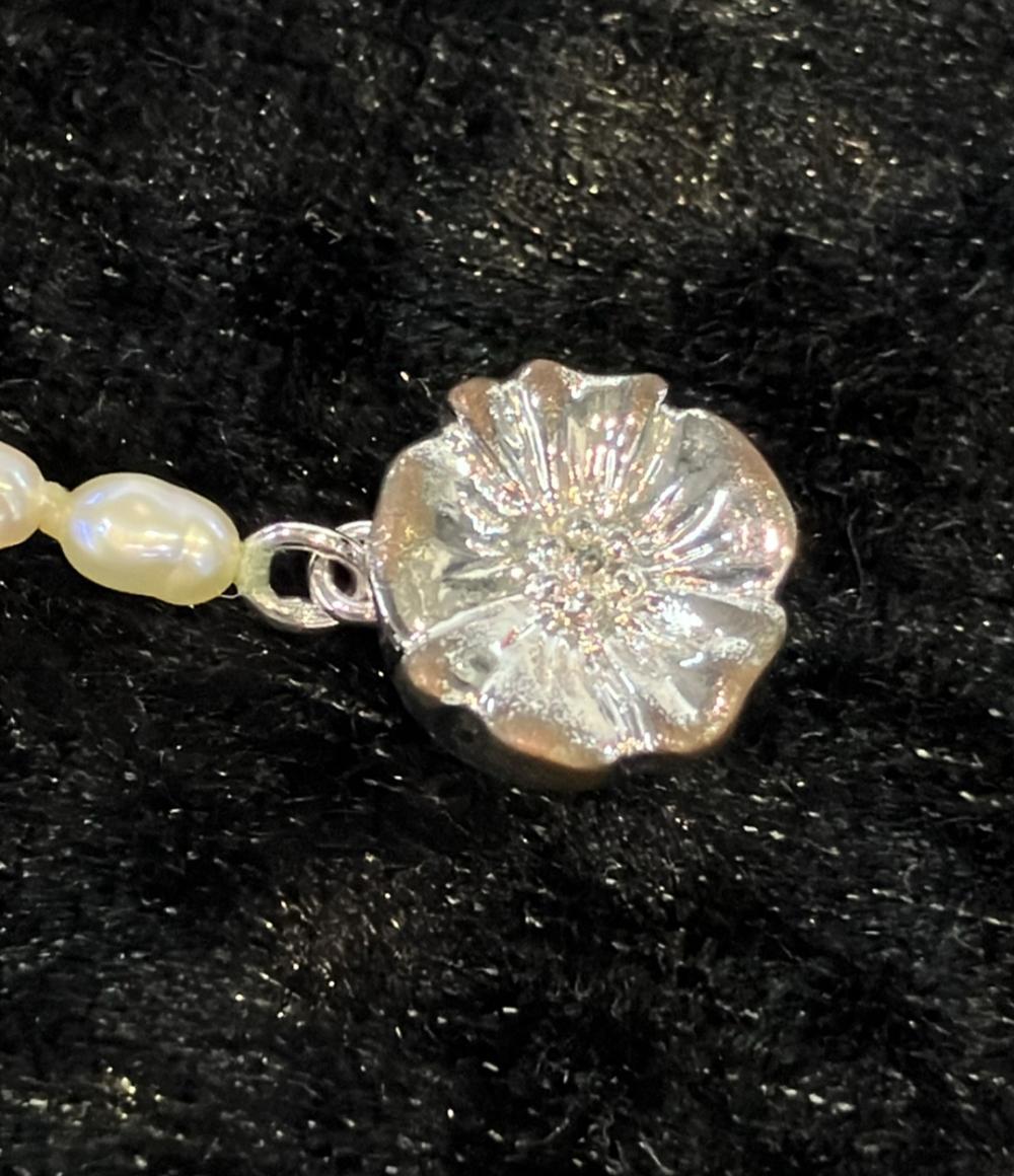 ネックレス SV 淡水パール レディース