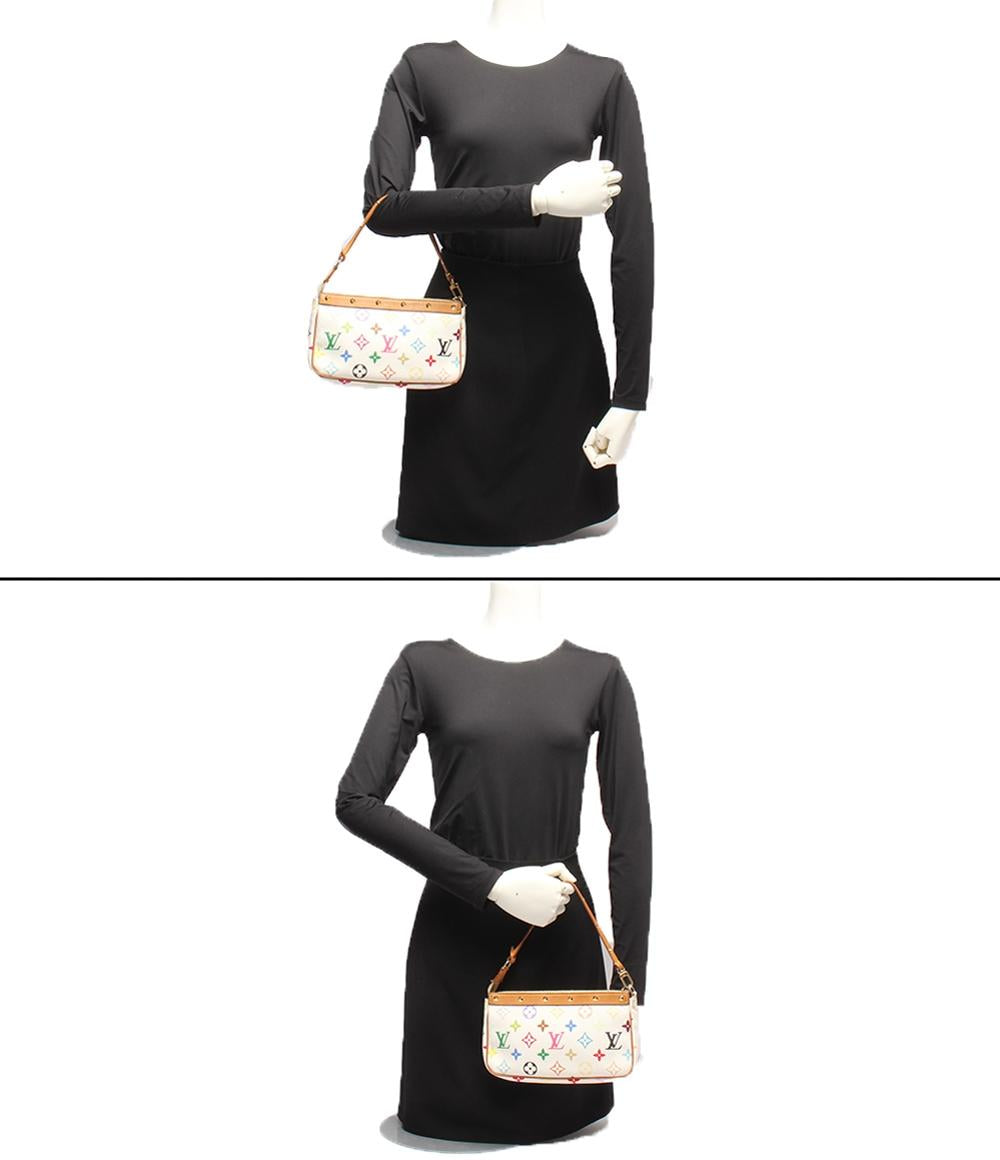 ルイ・ヴィトン ハンドバッグ アクセサリーポーチ 村上 隆 ポシェットアクセソワール マルチカラー M92649 レディース LOUIS VUITTON