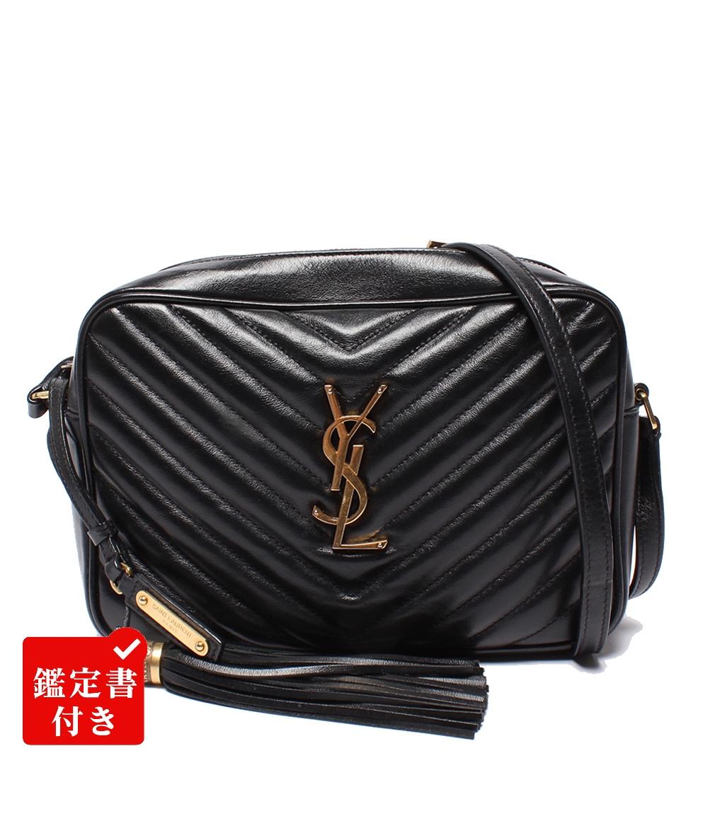 SAINT LAURENT PARIS ショルダーバッグ 斜め掛け Vステッチ ルー