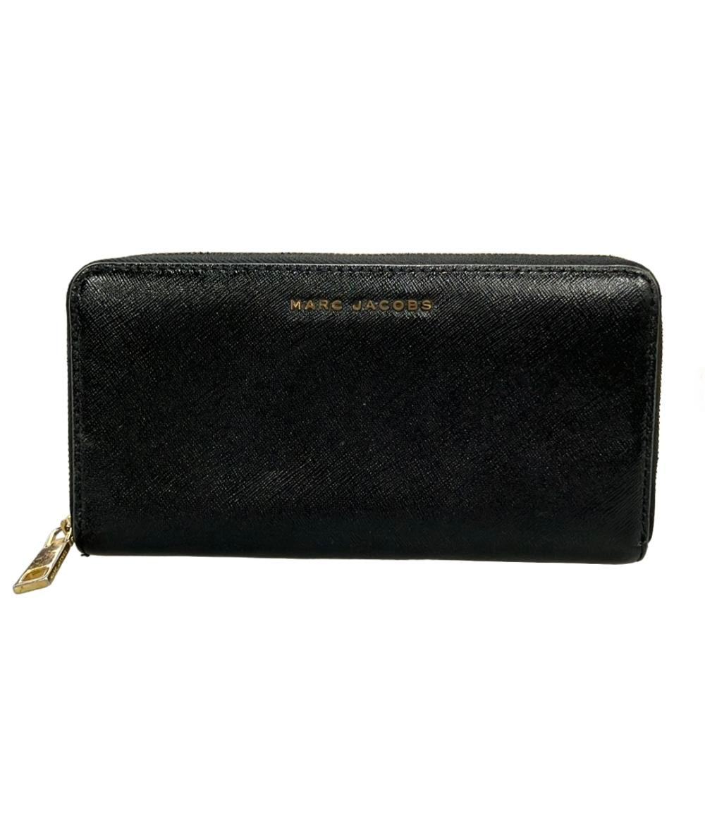 MARC JACOBS長財布 MARC JACOBS ラウンドファスナー長財布 レザー レディース マーク