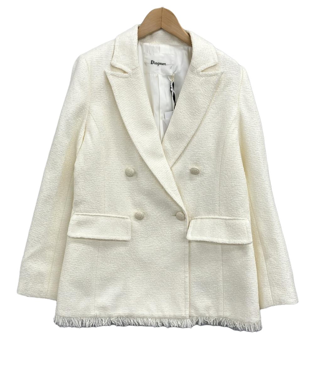 美品 ダイアグラム テーラードジャケット レディース SIZE 36 (S 