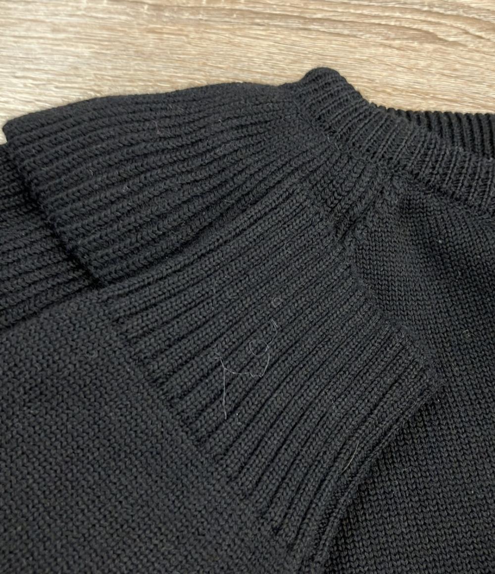 OBLI 長袖ニット フリルハートニット ウール100% レディース オブリ