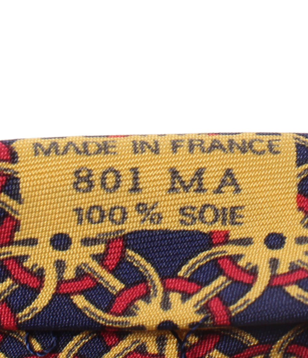 美品 HERMES ネクタイ シルク100% メンズ エルメス