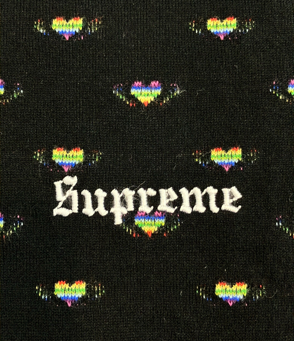 美品 Supreme リンガーTシャツ Hearts Intarsia Ringer Tee 2026ss Week9 メンズ SIZE XL シュプリーム
