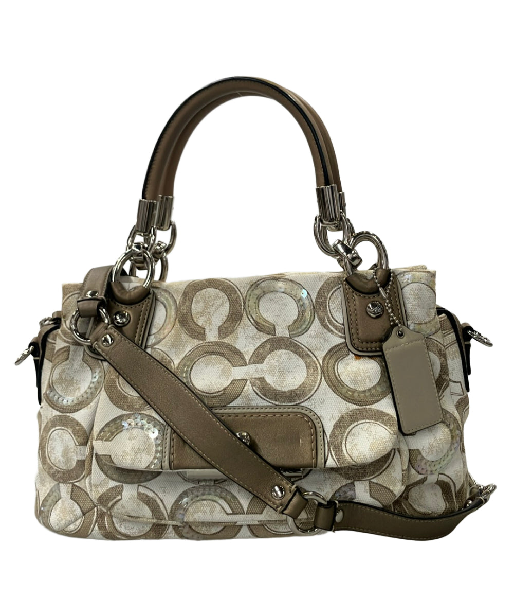 COACH 2wayハンドバッグ ショルダーバッグ シグネチャー 16777