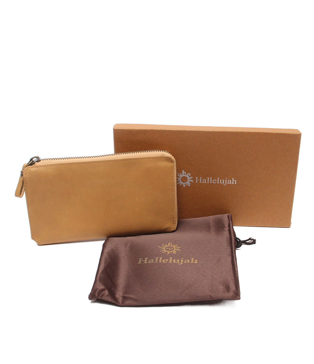 美品 Hallelujah L字ファスナー財布 メンズ レディース ハレルヤ