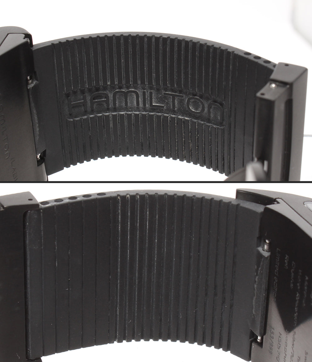 HAMILTON 腕時計 限定999本 ODC X-02 クオーツ ブラック H515710 メンズ ハミルトン