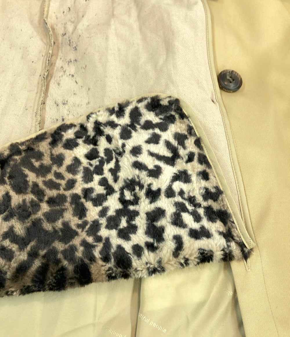 beautiful people トレンチコート レオパード柄ライナー付き キッズ SIZE 140 ビューティフルピープル