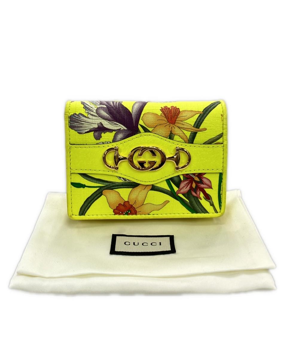 GUCCI 二つ折り財布 フローラ ズゥミ 536353 0959 レディース グッチ