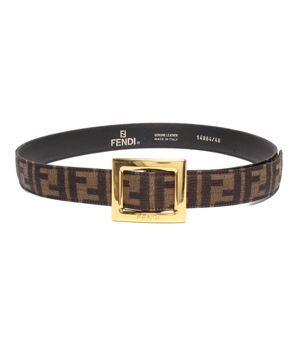 フェンディ FENDI ベルト ズッカ ゴールド金具 レザー 本革 フェンディ ベルト ズッカ レディース FENDI – Rehello by BOOKOFF