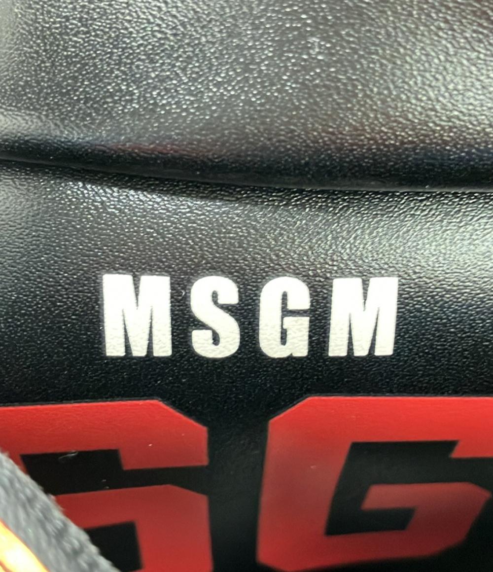 美品 MSGM ショルダーバッグ 斜め掛け ユニセックス エムエスジーエム