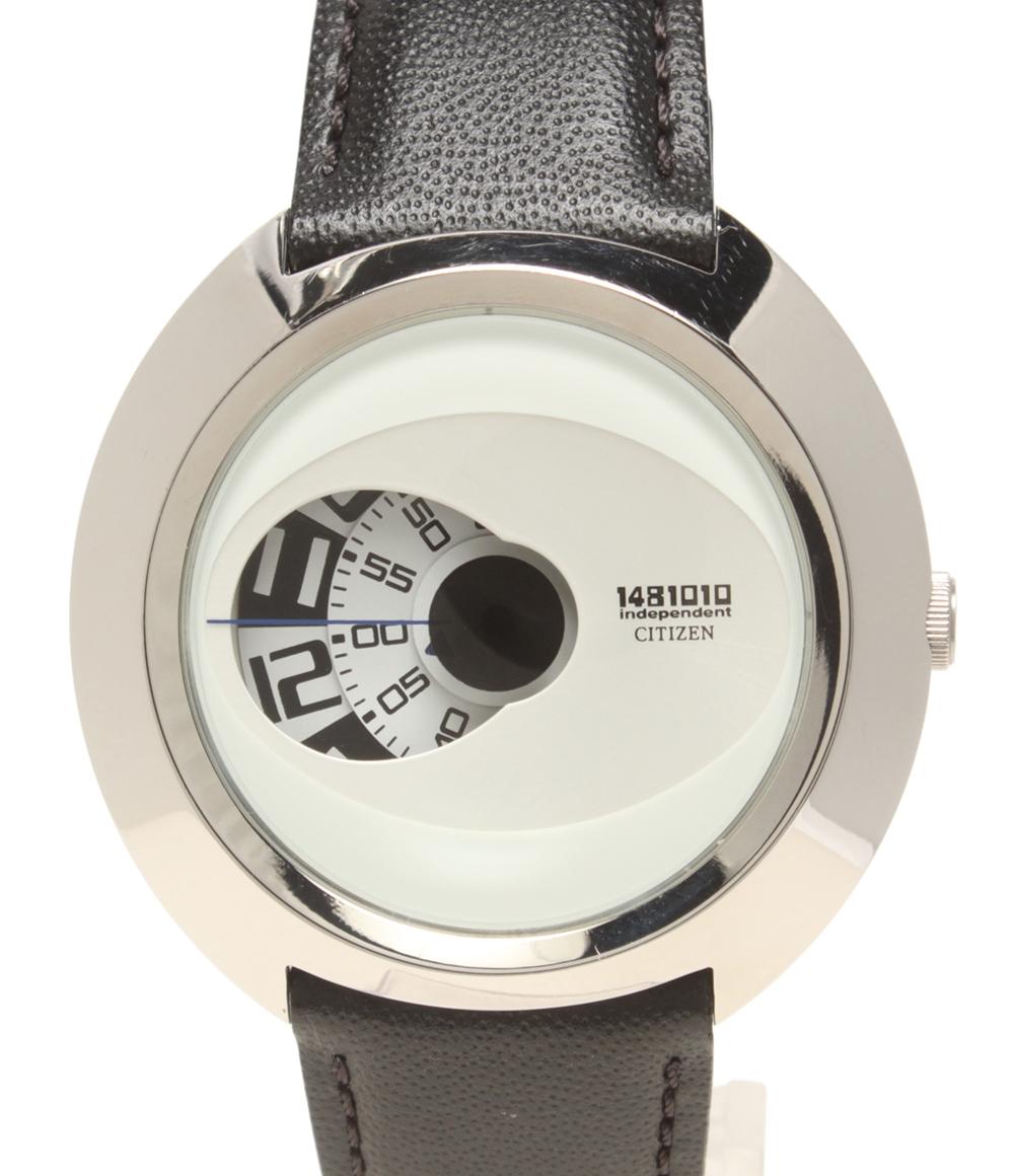 美品 CITIZEN 腕時計 インディペンデント クオーツ 6038-L16274 メンズ