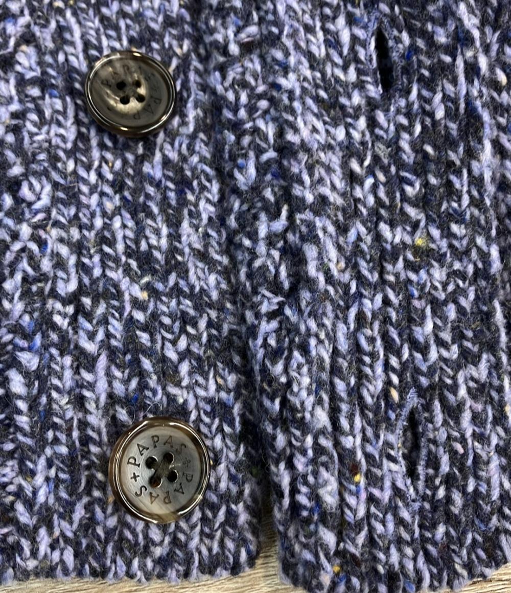 PAPAS PLUS カーディガン 襟付き DO40CKJM006 メンズ SIZE M PAPAS PLUS