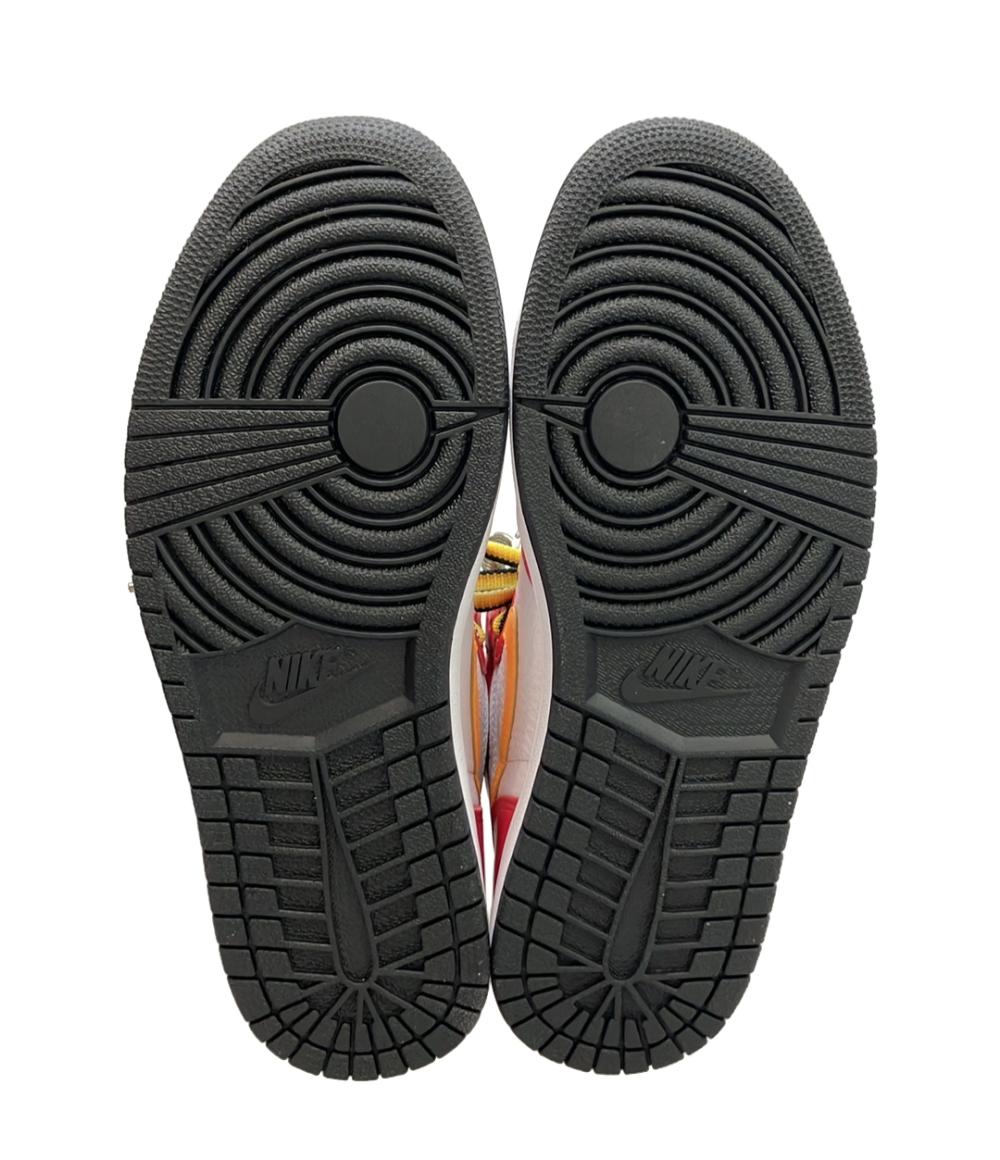 美品 Air Jordan NIKE ハイカットスニーカー ライト フュージョンレッド エアジョーダン1 レトロ ハイ OG 555088-603 メンズ SIZE 27.5 (L)