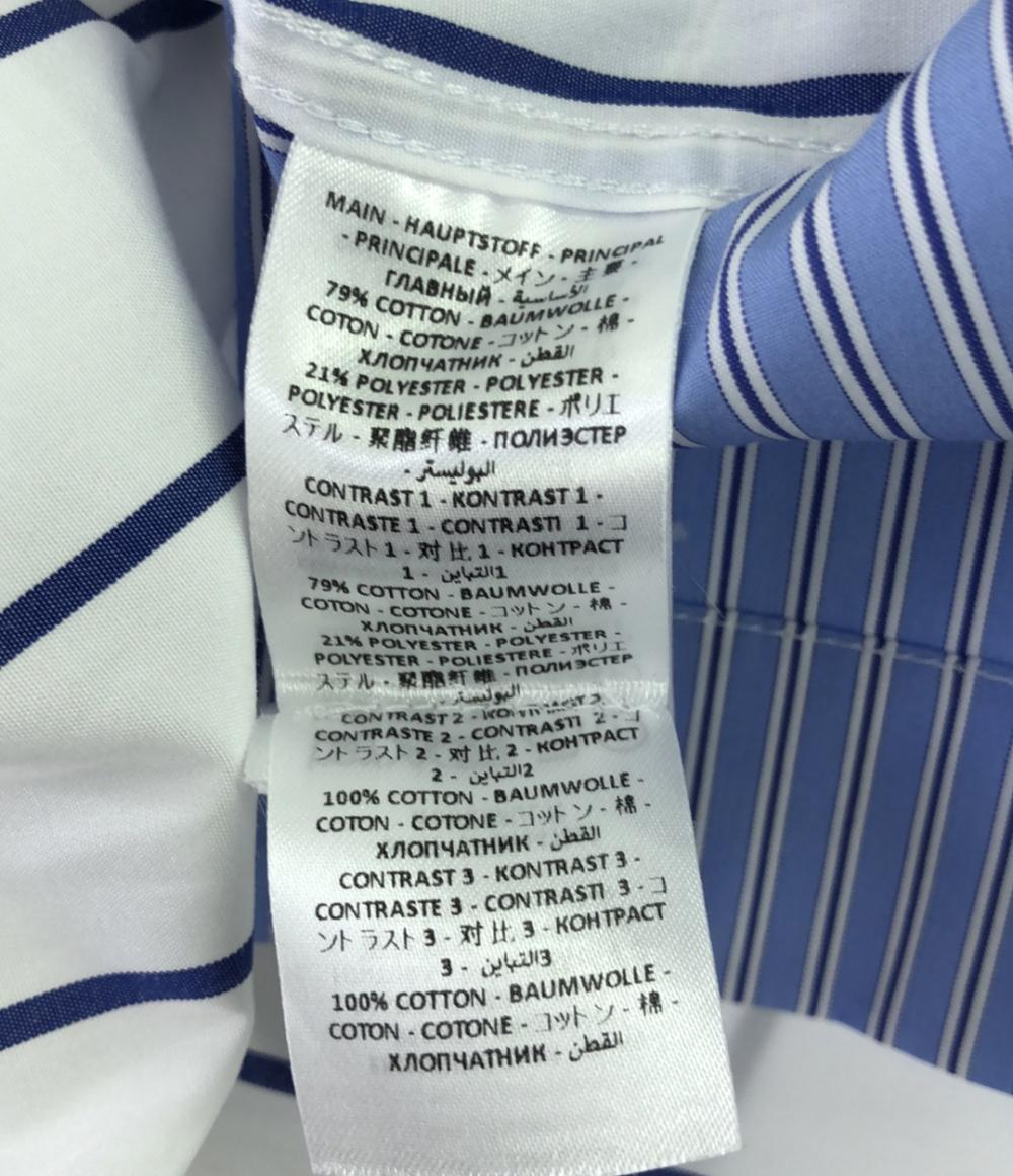 美品 57 メンズインナー JW ANDERSON 半袖シャツ 23SS/ストライプシャツ/ブルー メンズ SIZE 40 (XL) JW ANDERSON