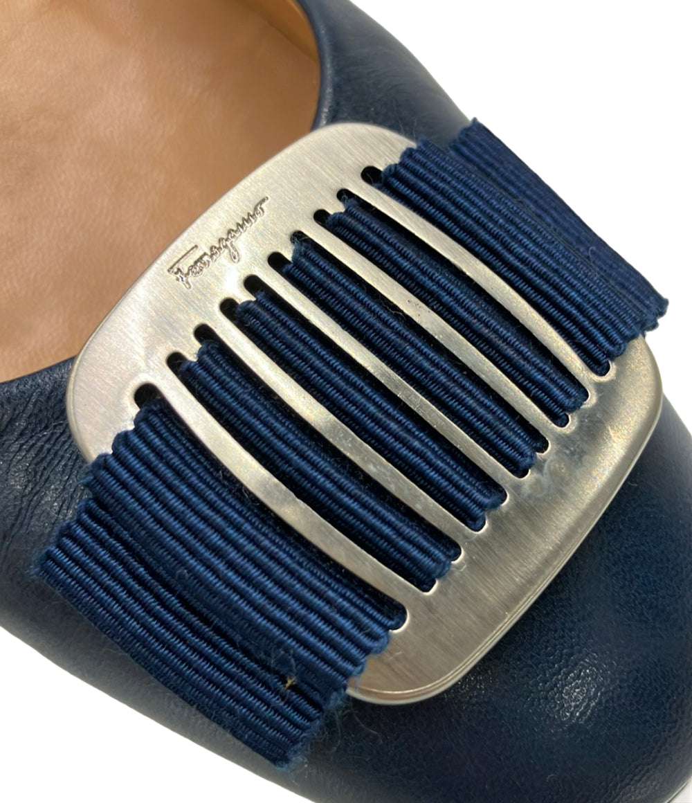 Salvatore Ferragamo スクウェアバックルパンプス DG006119 レディース SIZE 5 1/2 サルヴァトーレフェラガモ