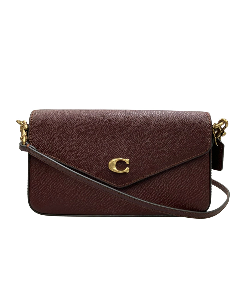 【美品】COACH レザーショルダーバッグ 茶色 オールドコーチ レザー 2way ショルダーバッグ 茶色