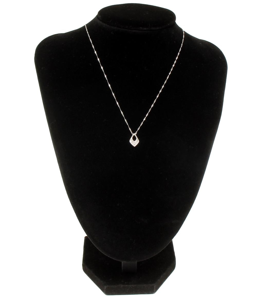 PT900/PT850 ダイヤモンド ネックレス 0.15CT 