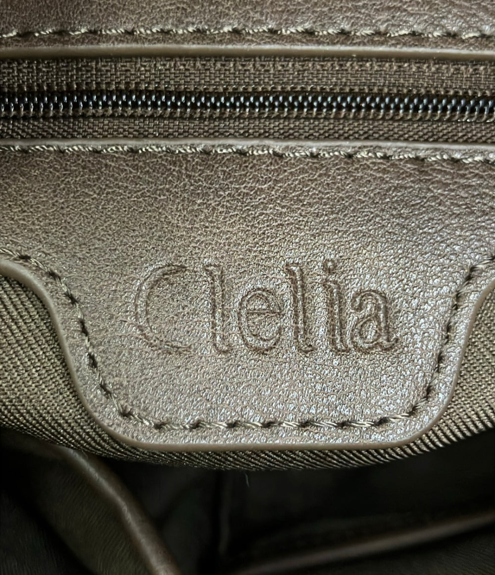 美品 Clelia トートバッグ レザー レディース クレリア