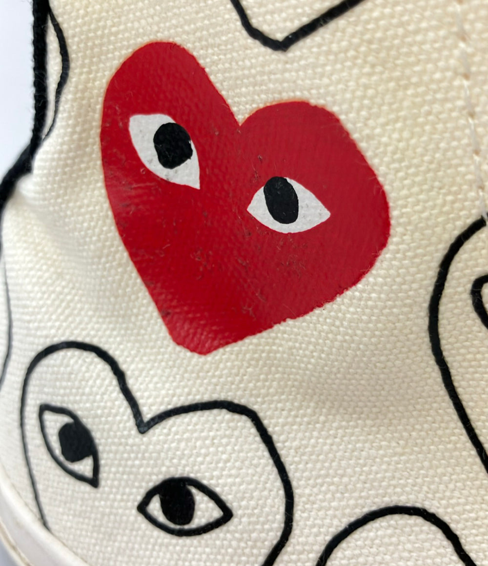 CONVERSE PLAY COMME des GARCONS ハイカットスニーカー Chuck 70 1CL703 レディース SIZE 23.0 (M) コンバース プレイコムデギャルソン