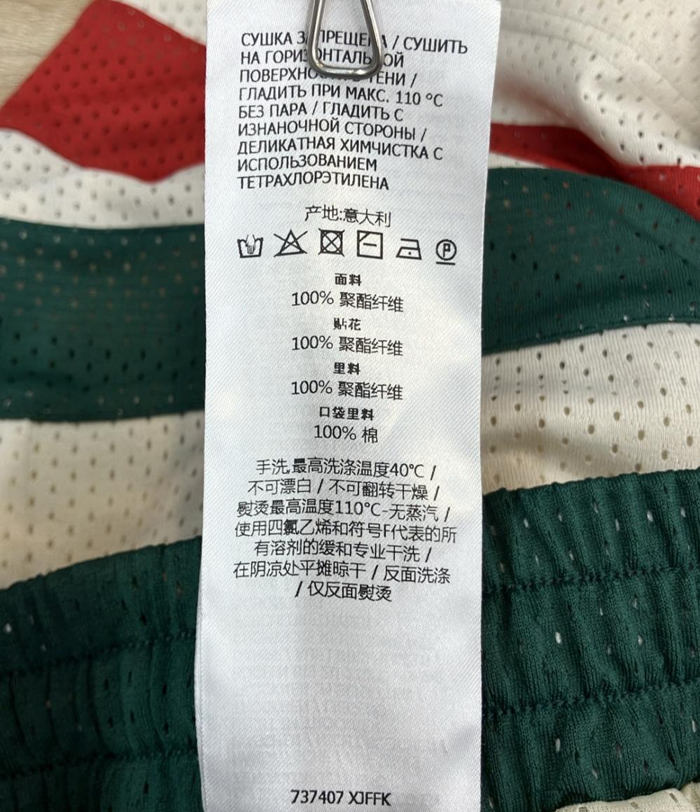 美品 GUCCI ハーフパンツ メッシュ 737407 XJFFK メンズ SIZE L グッチ