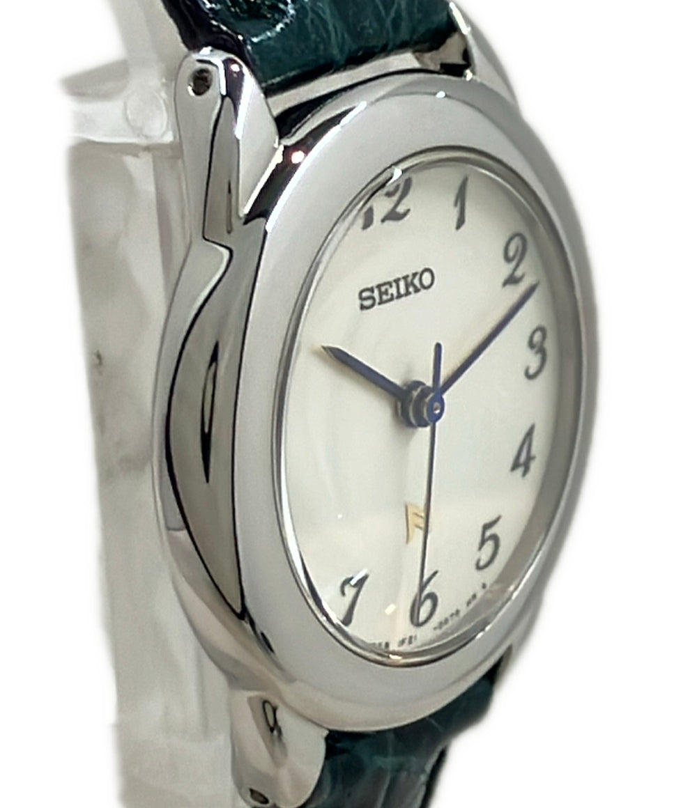 美品 SEIKO 腕時計 ノイエ クオーツ 1F21-0BN0 レディース セイコー