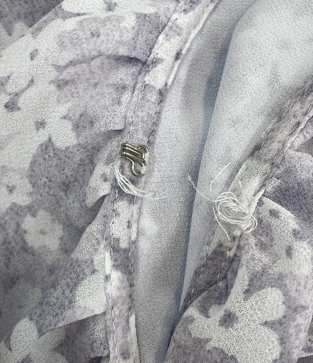 MICHAEL MICHAEL KORS 半袖ワンピース フローラル ラップ ミディドレス レディース SIZE XS マイケルマイケルコース