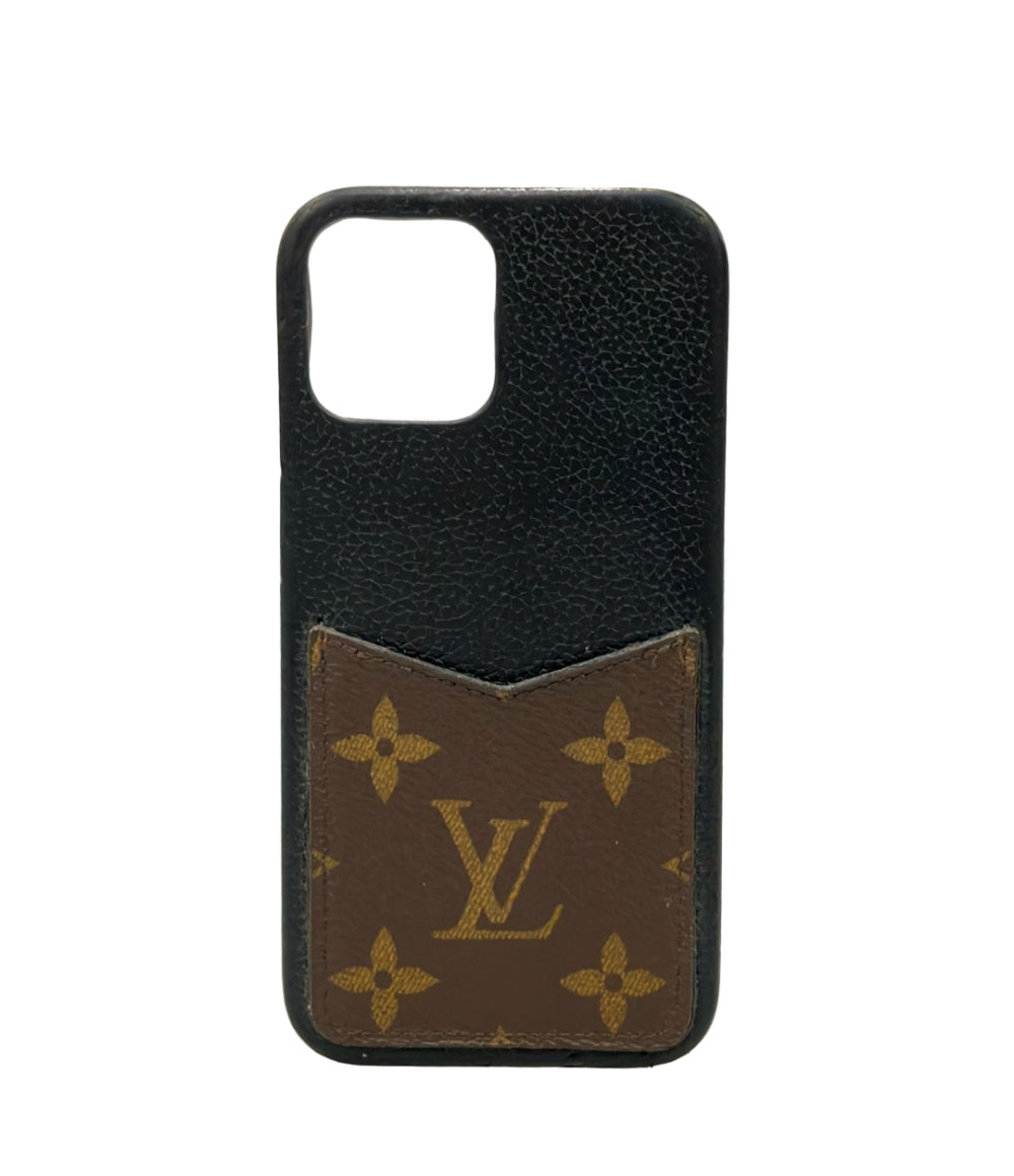 LOUIS VUITTON iPhone12・12Proケース LOUIS VUITTON スマホケース iPhone12 12Pro カーフレザー バンパー