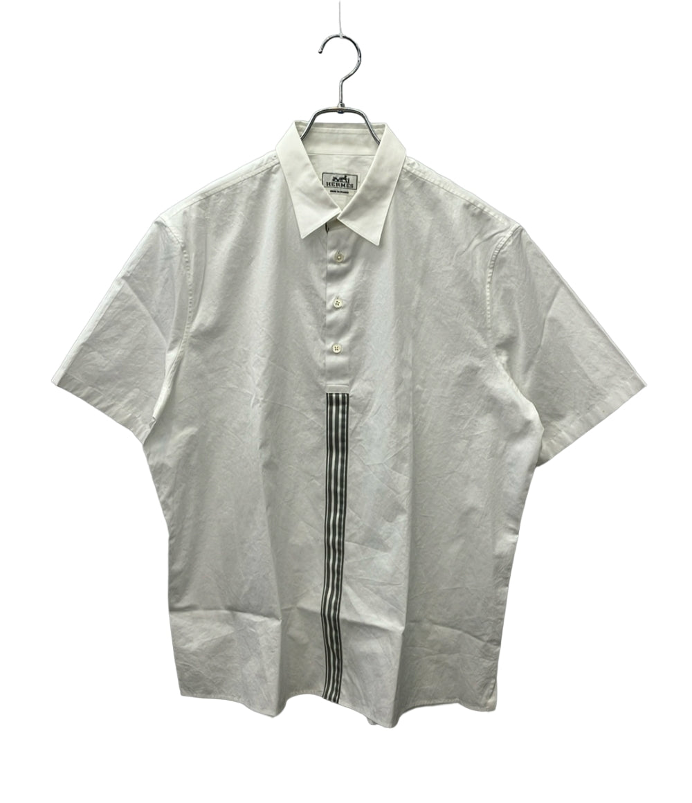 HERMES 半袖シャツ HERMES プルオーバー ストライプライン メンズ SIZE