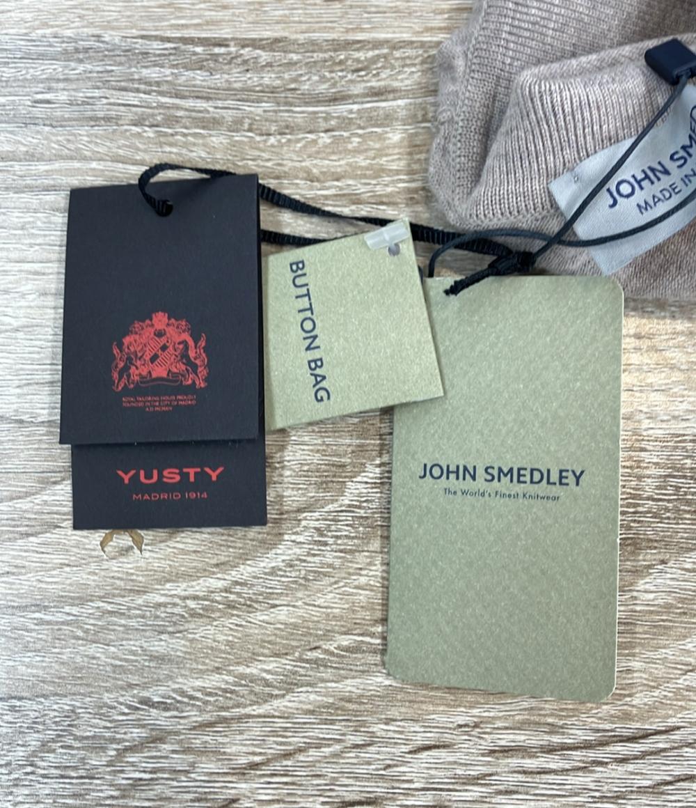 美品 JOHN SMEDLEY 長袖ポロシャツ ウール100% タグ付き STANDARD FIT BELPER SHIRT LS メンズ SIZE S ジョンスメドレー