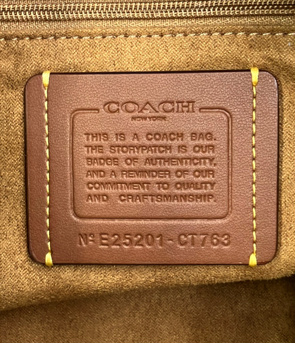 美品 COACH ショルダーバッグ 2WAY 肩掛け 斜め掛け CT763 レディース コーチ