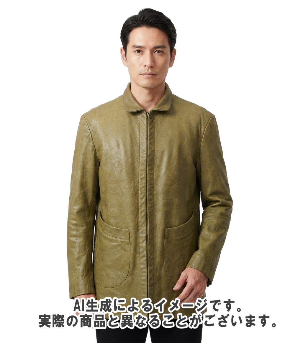 Yohji Yamamoto プルームオム レザージャケット メンズ SIZE 3 (L) ヨウジヤマモト