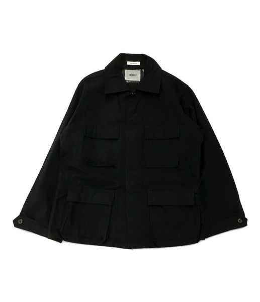 ダブルタップス リップストップミリタリーシャツジャケット WVDT-SHM01