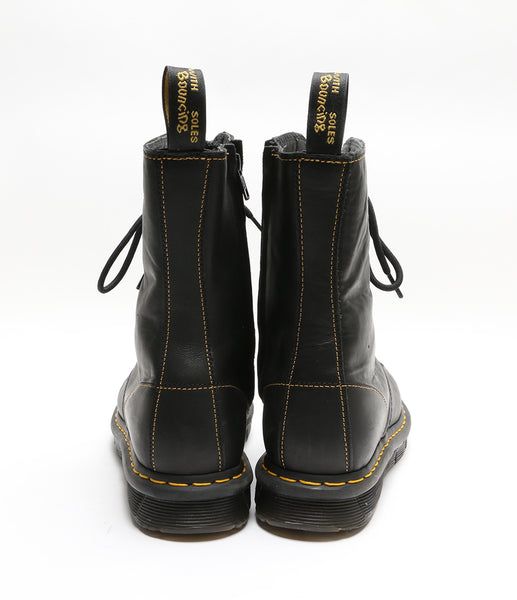Doctor Martin Yoji Yamamoto Collaboration 10 Hall Side Zip Boots 