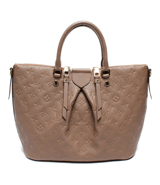 Louis Vuitton beauty products Mazarinu MM 2WAY leather handbag ...