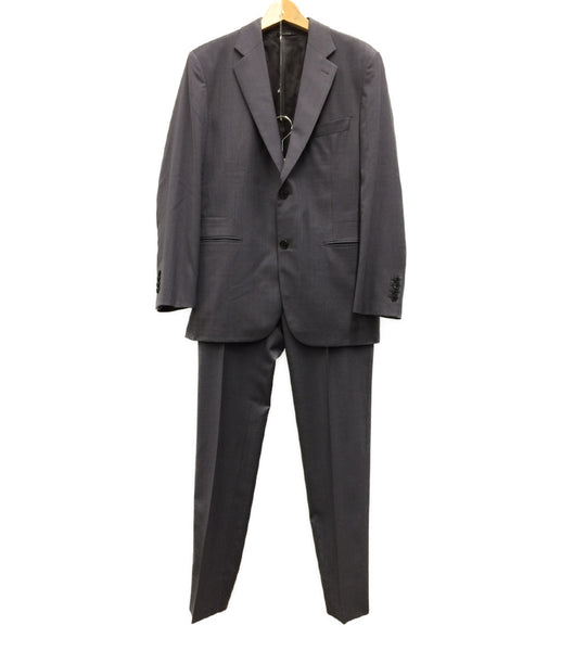 Luxe専用最高 エルメス Hermès ブラックストライプスーツ 50/XL相当 美品